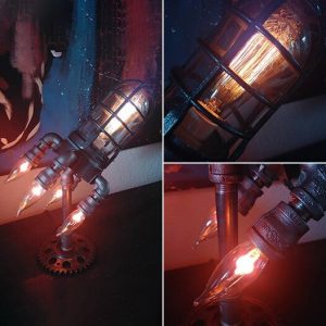 Steampunk Rocket Lamp For Home Decoration