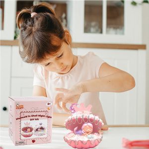 Mermaid Night Lamp Diy Shell Light Soft Night Light Home Decoration