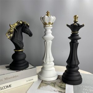 Chess Statue Home Decor