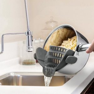 Kitchen Clip-on Strainer For Pots