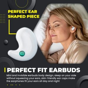 White Noise Earbud With Tinnitus Relief Technology - Restquiet Tinnitus Relief Earbuds