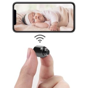 Smallest Wireless Spy Hidden Camera with Audio/Video Surveillance Night Vision IP Security Cam