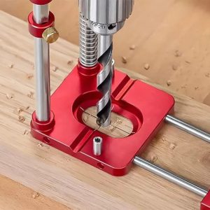 Straight Hole Guide Laser Attachment Portable Drilling Locator Woodworking Hole Cutting Tool
