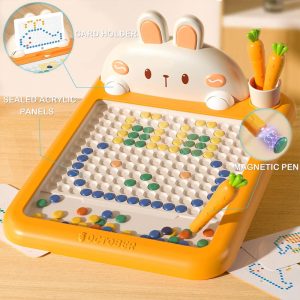 Children'S Early Learning Magnetic Doodle Board For Toddlers & Preschoolers - Children's Early Learning Magnetic Drawing Board