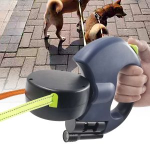 Dual Retractable Double Head Dog Leash No Tangle