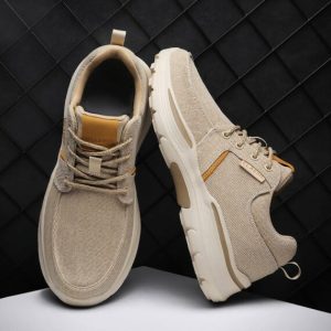 Orthopedic Casual Walking Shoes For Men – Comfortable Breathable With Arch Support. Shock Absorption. And Anti-slip Features
