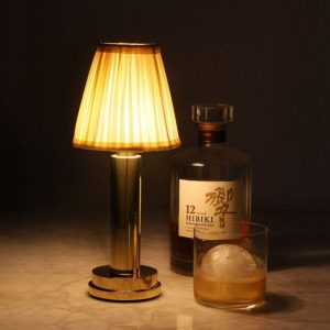 Led Rechargeable Cordless Metal Table Lamp