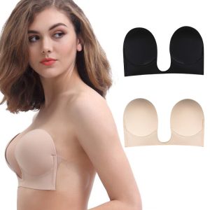 Adhesive And Invisible Push Up Strapless Bra