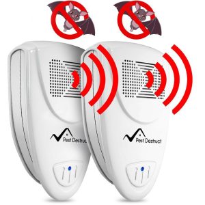 Ultrasonic Bat Repellent Pack Of 2 - Get Rid Of Bats In 72 Hours