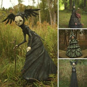The Dark And Bizarre Art – Creepy Witch Sculptures(halloween Decoration)