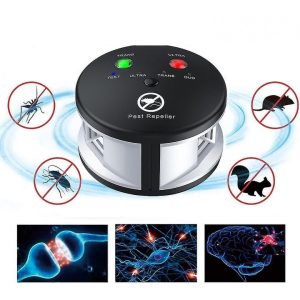 Rodent Repellent Ultrasonic 3-in-1 Pest Repeller Mouse Blocker Rat Deterrent