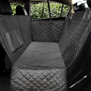 4-in-1 Convertible Dog Car Seat Cover 100% Waterproof Dog Seat Cover Nonslip Dog Hammock