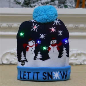 Christmas LED Hat - LET IT SNOW