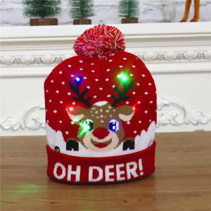 Christmas LED Hat - OH DEER