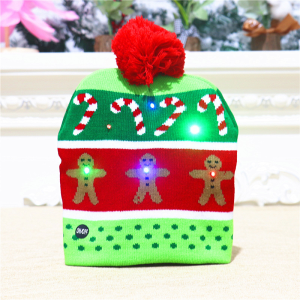 Christmas LED Hat - GREEN & RED