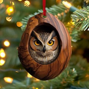 Handmade Animal Christmas Ornament - Unique Wildlife Tree Decorations