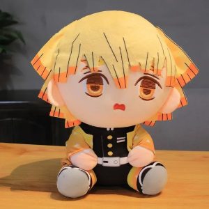 Demon Slayer Plush Doll 20cm - Kimetsu no Yaiba Nezuko, Tanjiro, Zenitsu, Kyoujurou Anime Toys - MAROON