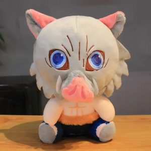Demon Slayer Plush Doll 20cm - Kimetsu no Yaiba Nezuko, Tanjiro, Zenitsu, Kyoujurou Anime Toys - WHEAT