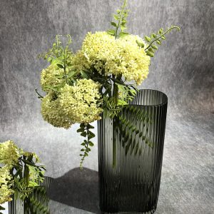 Simulation Oat Fruit Cluster Artificial Floral Greenery Bouquet for Home Decor, Wholesale Milan Fruit Arrangement - White