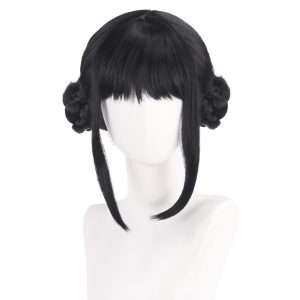 Huntrix Zoey Cosplay Costume & Wig for Women - Demon Hunter Uniform - Black/White Golden - S-3XL - zoey wig