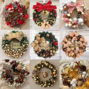 Deluxe Faux Pine Christmas Wreath Collection - Door & Wall Decor