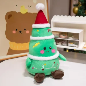 Christmas Plush Toy Collection - Stuffed Animal Dolls for Kids & Home Decor - Christmas tree