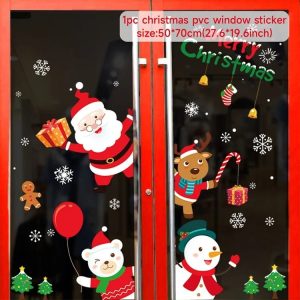 Reusable Christmas Window Clings - Waterproof Static Decals for Home Decor - sticker 8