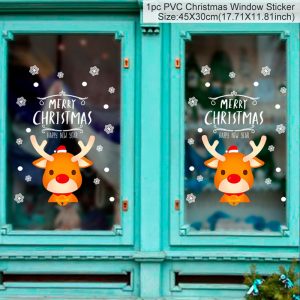 Reusable Christmas Window Clings - Waterproof Static Decals for Home Decor - sticker 10