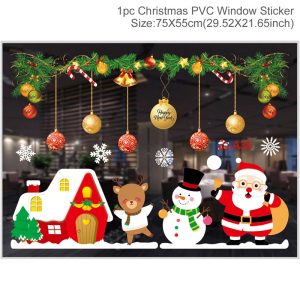 Reusable Christmas Window Clings - Waterproof Static Decals for Home Decor - sticker 12