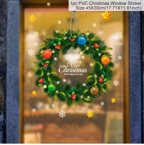 Reusable Christmas Window Clings - Waterproof Static Decals for Home Decor - sticker 14