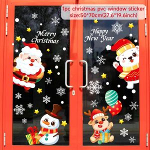 Reusable Christmas Window Clings - Waterproof Static Decals for Home Decor - sticker 16