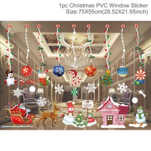 Reusable Christmas Window Clings - Waterproof Static Decals for Home Decor - sticker 17