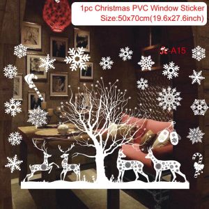 Reusable Christmas Window Clings - Waterproof Static Decals for Home Decor - sticker 25