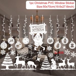 Reusable Christmas Window Clings - Waterproof Static Decals for Home Decor - sticker 26