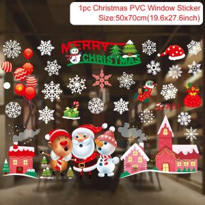 Reusable Christmas Window Clings - Waterproof Static Decals for Home Decor - sticker 28