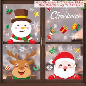 Reusable Christmas Window Clings - Waterproof Static Decals for Home Decor - sticker 34