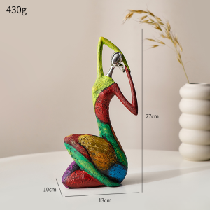 Abstract Character Sculpture - Modern Resin Desktop Art Ornaments - A