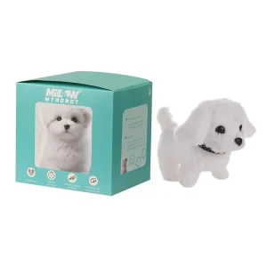 Interactive Plush Robot Puppy Toy - Walking, Barking & Tail Wagging Electronic Pet - Style 3