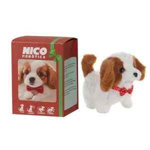 Interactive Plush Robot Puppy Toy - Walking, Barking & Tail Wagging Electronic Pet - Style 5