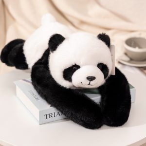 65cm Long-Arm Animal Plush Toy Pillow - Soft Raccoon, Panda, Sloth, Koala, Dinosaur - Panda Krq