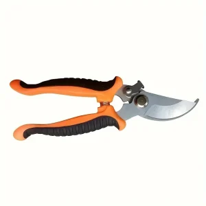 Stainless Steel Professional Gardening Pruning Shears for Branches and Flowers - Household Pruning Tools - Orange