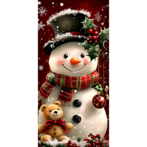 Christmas Door Cover Merry Christmas Background Banner Xmas Fabric Door Banner Photography Hanging Cover Photo Booth Props Decor - Style 1-180x90cm