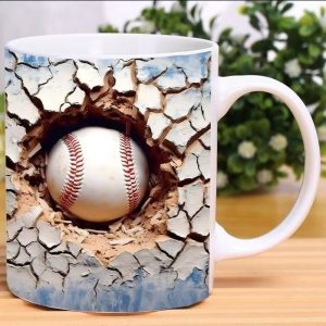 3D Library Bookshelf Ceramic Coffee Mug, Creative Design Multi-purpose Cup, 401-500ml Capacity, Unique Gift for Book Lovers - Rugby