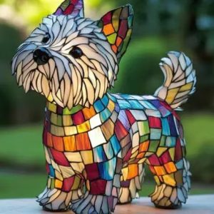 Mystic Cat Resin Art Lamp - Magic Dog O Variant